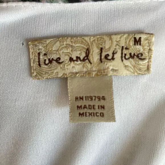 Live and Let Live Maxi Dress Size M EUC - Picture 9 of 10
